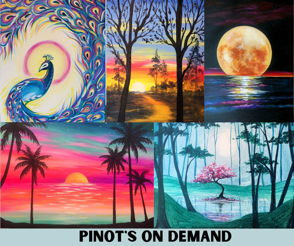 Pinot's on Demand - Click to see our Take Home Paintings